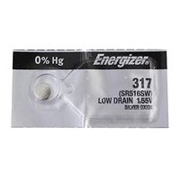 Energizer 317 Silver Oxide Watch Batteries SR516SW SR62