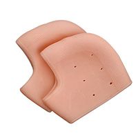 5 Pairs Plantar Fasciitis Insert Heel Protectors, Breathable Silicone Heel Guard Gel Cups Pads Set for Achilles Tendonitis, Arch Support, Cracked Heels, Bone Spur Pain Relief Heel Cushion Foot Sleeves