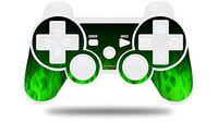 Sony PS3 Controller Decal Style Skin - Fire Green (CONTROLLER NOT INCLUDED)