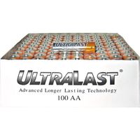 AA Alkaline Battery Bulk - 100 Pack (ULA100AAB) -
