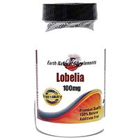Lobelia 100mg * 100 Caps 100% Natural - by EarhNaturalSupplements