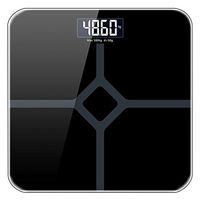 Electronic Weight Scale, High Precision, Up to 180KG, Gift Black