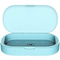 Cell Phone Sanitizer, UV Smartphone Sterilizer Box, Ultraviolet Sanitizer Box with Dual LED Aromatherapy Function Disinfector for Cellphone, Toothbrush, Salon, Tools, Watches, etc