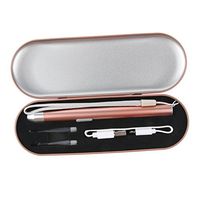 Ear Wax Removal Tool-Kids Baby Safe LED Lighting Ear Pick Spoon Earwax Curette Ear Spoon Remover Cleaning Tool - Rose Gold