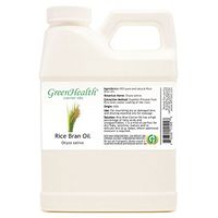 GreenHealth Rice Bran – 16 fl oz (473 ml) Plastic Jug w/Cap – 100% Pure Carrier Oil