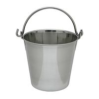 Lindy's PES-4 stainless steel pail, 4 quarts, Silver
