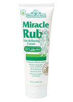Miracle Rub Pain Relieving Cream 8 Ounce Tube with 42% UltraAloe