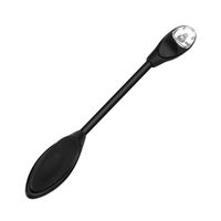 GlobalDeal Mini Flexible Clip-On Bright Light Laptop Desk LED Book Reading Lamp (Black)