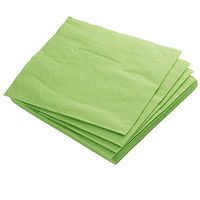 Exquisite 50 Pack of Beverage Paper Napkins The 2 Ply Party Napkins are Highly Absorbent of Vibrant Colors - Lime Green Napkins