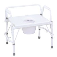 Drop-Arm All in One Bariatric Commode
