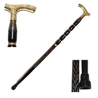 Nautical World Walking Stick top Brass Crafted Wooden Staff Handmade Collectible Stick, Affordable Gift Decorative Walking Cane Fashion Statement for Men/Women/Seniors/Grandparents! Item New Year GIF
