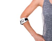 BandIT Therapeutic Elbow Bands, White, Elbow Support for Tennis Elbow and Golfer's Elbow Treatment