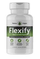FLEXIFY – Glucosamine with Chondroitin Turmeric MSM Boswellia D3 & Ginger Root – Most Complete Natural Non-GMO Joint Pain Relief Supplement for Anti-inflammatory Antioxidant to Back, Knees, Hands