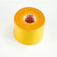 One Roll Elastic Kinesiology Sports Tape Muscle Pain Care Therapeutic Strain Injury Support (2inch*11.5Feet, Yellow)