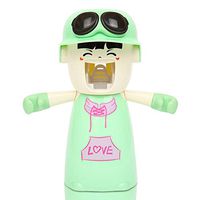 Loneflash Toothpaste Dispenser,Cartoon Automatic Creative Multi-Purpose Squeezer Toothpaste Dispenser Plastic Toothpaste Extruder (Green)
