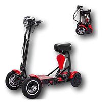 Electric Scooter Portable Electric Wheelchair, Battery Detachable, Adults/Elderly Scooter/Power Scooter, Dual Motor, Foldable