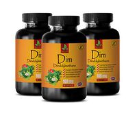 Muscle Mass Builder Pills - DIINDOLYLMETHANE DIM 100MG - Proprietary Absorption Complex - dim for Weight Loss - 3 Bottles 270 Capsules