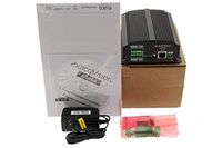 EXACQ 4 channel analog encoder, 4 alarm inputs, 1 alarm output, 1 RS-485 PTZ control port. Requires one IP channel license per device. / E-ADE4C /