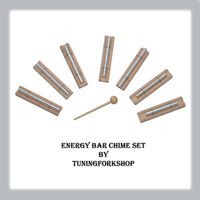 TFS Tuningforkshop Sound Healing 7 Chakra Energy Bar Chime Free Shipping