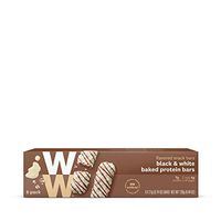 WW Black and White Baked Protein Bar- 3 SmartPoints- 1 Box- (6 Count) Weight Watchers