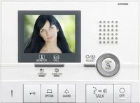 Aiphone Corporation GT-2H Hands-Free Video Tenant Sub Master Station for GT Series, Multi-Tenant Intercom, ABS Plastic Construction, 5-1/2" x 7-1/2" x 1-1/4", White