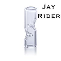 Jay Rider 3 Pack of Reusable Glass Filter for Cigarettes (Clear)