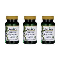 Swanson Full Spectrum Purslane 400 mg 60 Veg Caps 3 Pack
