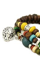 Destination Oils Global Wooden Bead Wrap Essential Oil Diffuser Bracelet/ Necklace