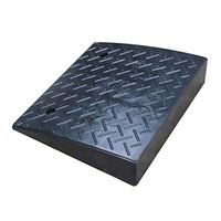 Rubber Step Ramps, Car Stroller Locomotive Bicycle Mat- Car Repair Shop Store Garage Ramps Damping Pad Vehicle Ramps (Color : Black)