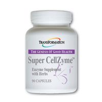 Transformation Enzymes Super CellZyme, 90 Capsules - #1 Practitioner Recommended - Vegetarian Formula, Promotes the Absorption of Nutrition - ideal For Poor Eating Habits, and Food Sensitivities .
