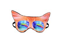 dressfan Cute 3D Animal Dog Eye Mask for Sleeping Eyeshade Soft Sleeping Mask with Printed Glasses for Kids Adult