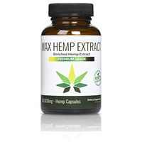 Max Hemp Extract 50,000mg of Pure Hemp Extract - Pain, Stress & Anxiety Relief - Natural Sleep & Mood Support - Made in The USA - Extra Strength, Maximum Value