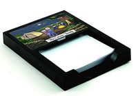 Personalized Friendly Folks Camping Couple, Four Children Memo Holder