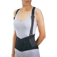 Procare 79-89149L Industrial Back Support with Suspenders, 3X-Large, Black