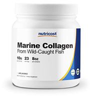 Nutricost Marine Collagen Peptides 8oz from Wild Caught Alaskan Fish, Premium, Hydrolyzed Protein Powder