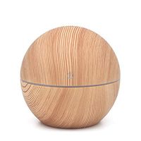 Mini Air Diffuser USB Ultrasonic Humidifier 130ML Essential Oil Diffuser Led Ultrasonic Aroma Aromatherapy Humidifier (Yellow)