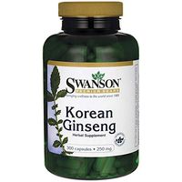 Swanson Korean Ginseng 250 Milligrams 300 Capsules