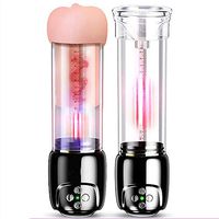 UVUO Relaxing Toy Pënnǐs Growth Vacuum Pump Physical Exercise Pump Mâ&stür-bâtõr Cups with Scale Environmentally Friendly Transparent Cylinder