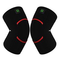 KoTag Massaging Heated Knee Brace Wrap Support Comfortable Knee Heating Pads (1 Pair) Auto Shut Off Heated Brace Wrap Support Heat for Meniscus Tear Joint Muscle Injury Pain Relief