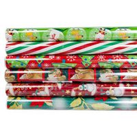 Gift Wrap Christmas 30 Sq Ft 30 Inch x 12 Foot PPD 3.99, Case of 60