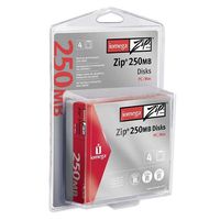Iomega Zip Disk, PC/MAC Format, 250MB, 8/PK