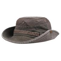 Meidexian888 Windproof Fishing Hats, Summer Nylon Wide Brim Sun Protection Hat Outdoor Mesh Fishing Cap (Green)