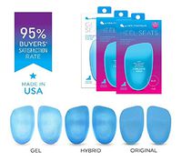 Heel That Pain Perfect Fit Kit - Original, Hybrid, and Gel Heel Seats Foot Orthotic Inserts - Heel Cups Cushions Insoles for Plantar Fasciitis, Heel Spurs, and Heel Pain, Small (Women's 5-6)