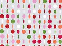 All Occasion Print Cello Bags - Retro Beads 4x2x9" Cello Bags 1.2 mil (3 Packs; 100 Bags Per Pack) - WRAPS-C2BRB