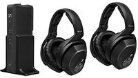SENNHEISER RS175 TV AMPLIFIER SYSTEM W TWO (2) HEADPHONE RECEIVERS HOLIDAY BUNDLE SPECIAL BY MYHEARGEAR