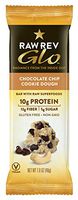 Raw Rev Glo Protein Bars, Chocolate Chip Cookie Dough, 1.6 Ounce each Bar, 12 Count (Pack of 1)
