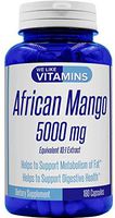 African Mango 5000mg Equivalent 10:1 Extract 180 Capsules - 6 Month Supply of African Mango Capsules – Supports Metabolism of Fat and Digestive Health