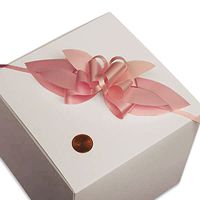 Pink Petal Polypropylene Pull Bow | Quantity: 100 | Width: 3"