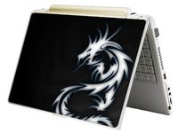 Bundle Monster Laptop Notebook Skin Sticker Cover Art Decal 12,14, 15-Inches, Fit HP Dell Asus Compaq - Blue Dragon
