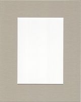 Pack of 5 11x14 Tan Picture Mats with White Core for 8x10 Pictures